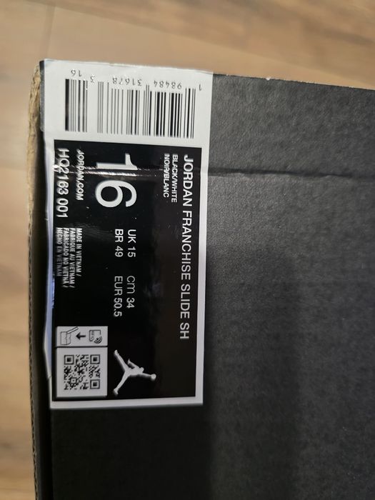 Мъжки джапанки Jordan номер 49,5 и 50,5