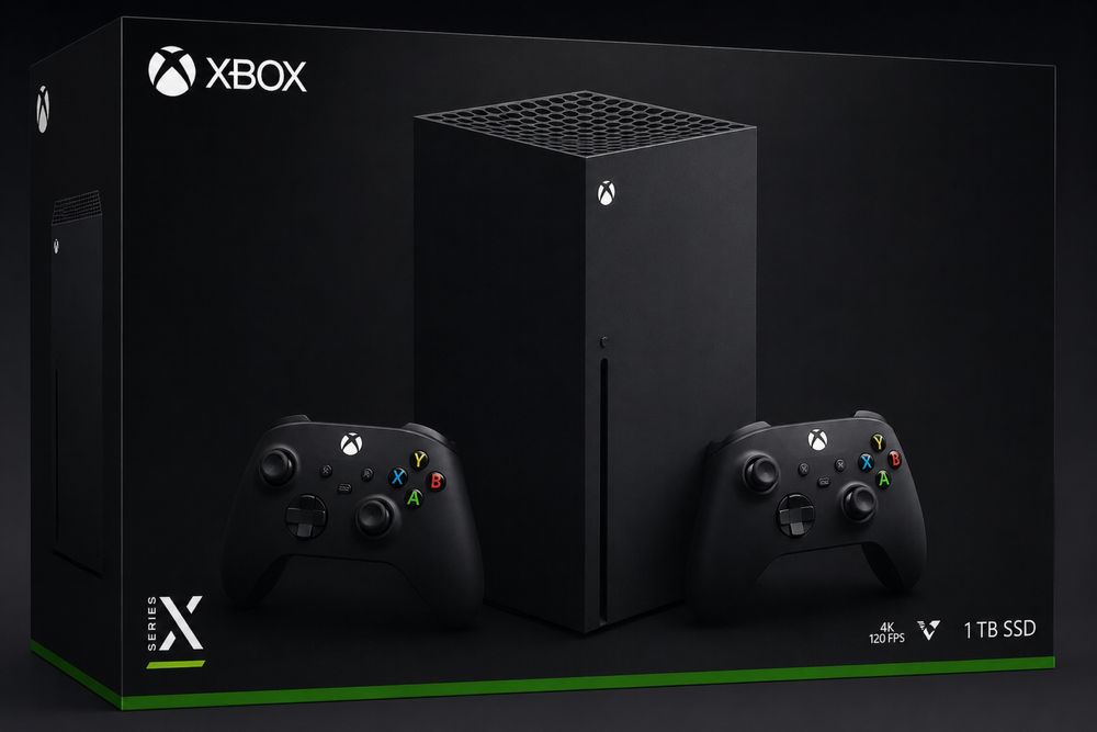 Продам xbox series x 1 tb 2 джойстика