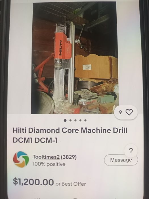 Carota/Masina carotat Hilti  pt aer condiționat, instalații sanitare