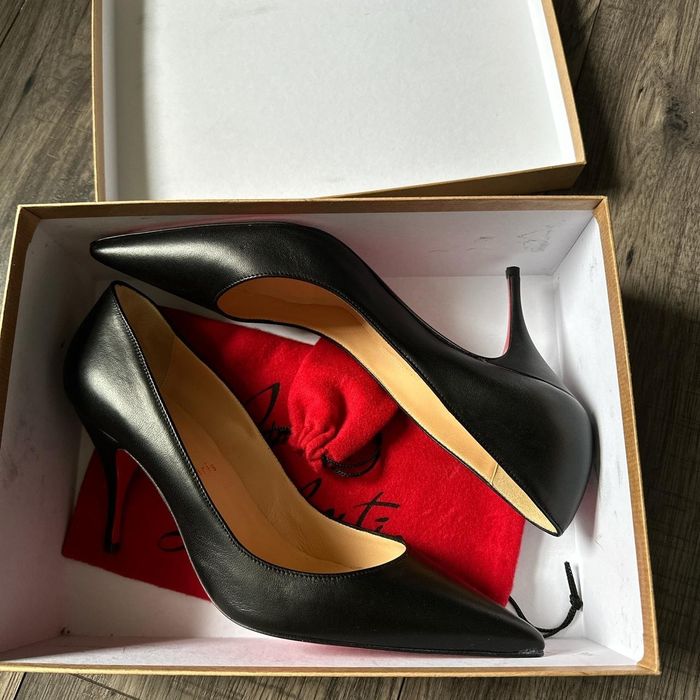 Christian Louboutin so kate, 8cm ток, 38 номер, овча кожа