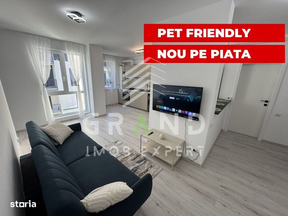Ap 2 camere PET FRIENDLY | BALCON | Parcare subterana | FLORESTI/EROIL