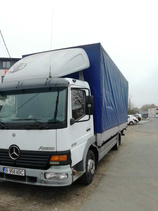 Transport marfa camion 7,5t   4 TONE UTIL  prelata cu lift