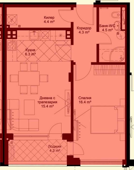 Продава се Двустаен апартамент в Пловдив, Христо Смирненски - 76 кв.м за 1220 €/кв.м - Снимка #6