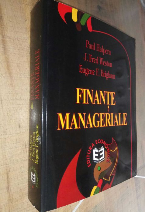 Finante Manageriale, Paul Halpern. Noua.
