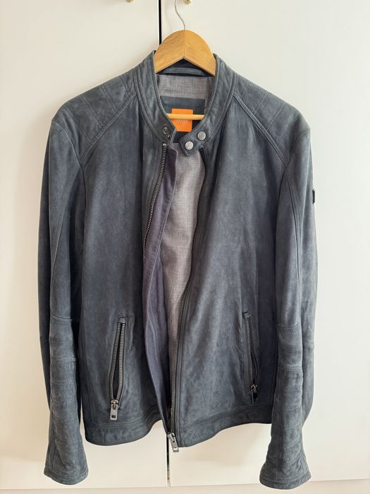 Geaca piele BOSS L 52