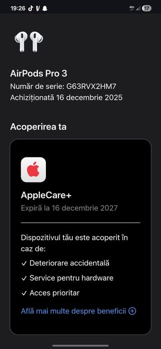 Airpods Pro 3 - Originale cu factura iStyle