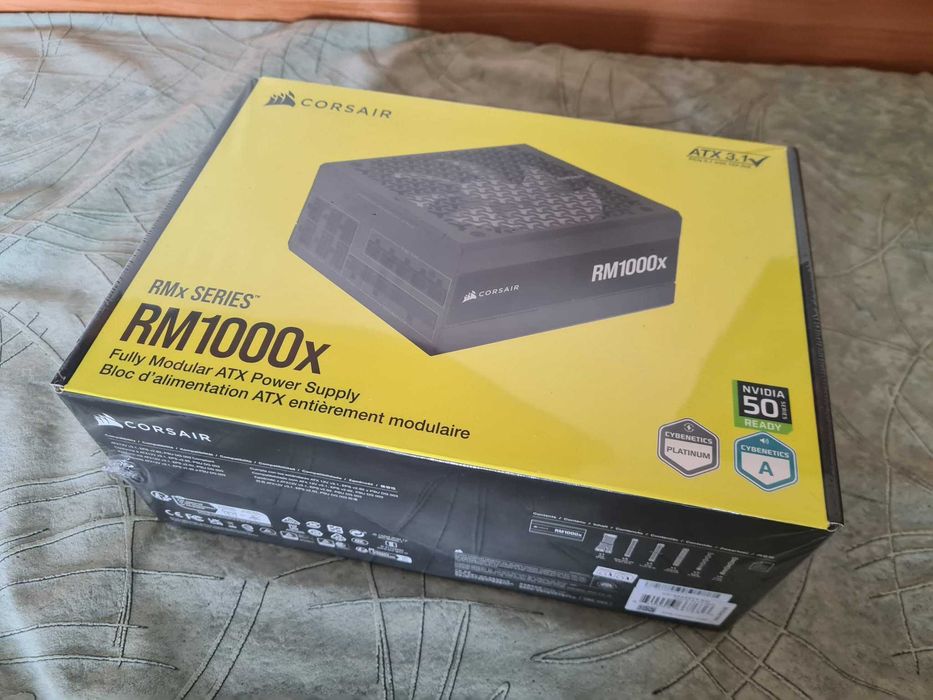 Чисто ново, неотваряно захранване - Corsair RM1000x - 1000W