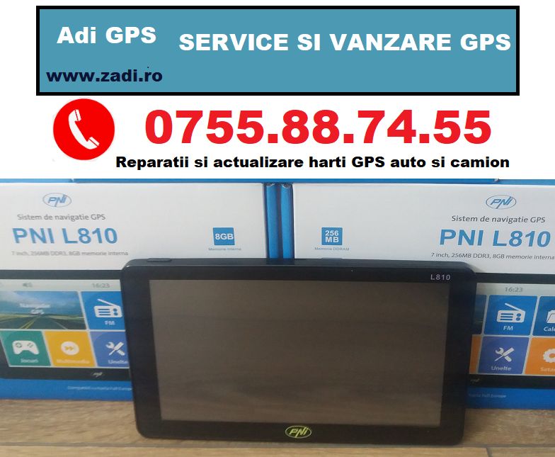 GPS camion 7" - 256 ram - 8gb- modulator FM-garantie si harti noi