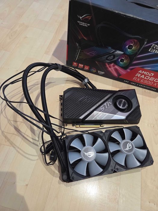 Уникат: ASUS ROG Strix LC RX 6900 XT – Водно охлаждане