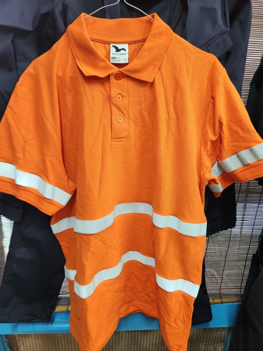 Tricou polo portocaliu