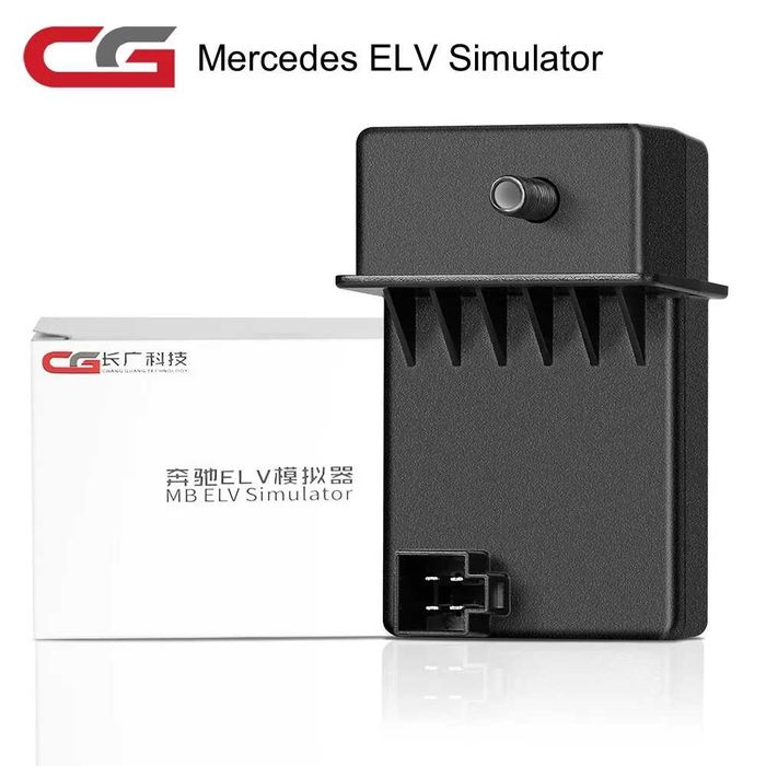 CGDI CGMB programator chei Mercedes + AC adapter + ELV CGDI simulator