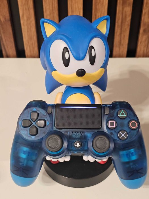 Controller Sony Play Station 4 PS3 V2 editie rara Albastru transparent