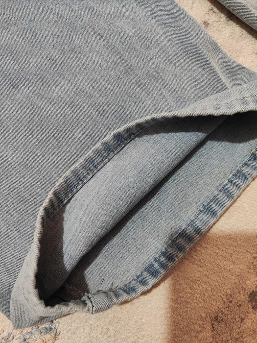 Джинсы широкие Л