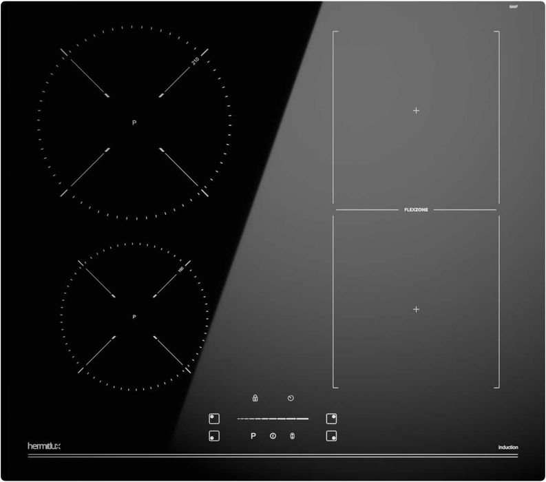 Plită cu inducție Hermitlux 60 cm cu zone flexibile