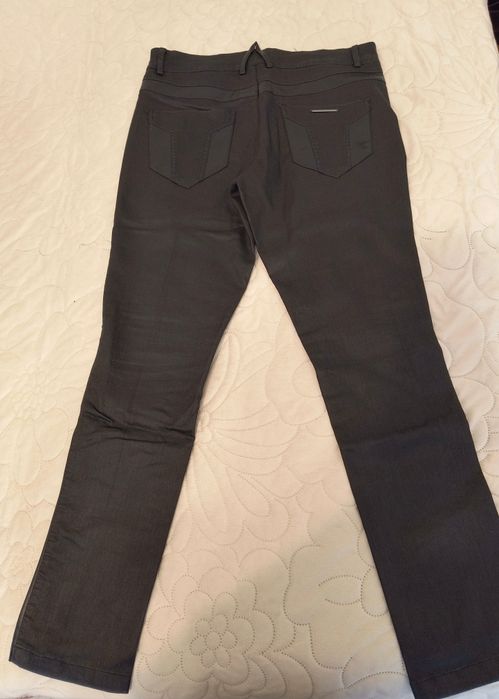 Дамски панталон с кожен кант Юнона