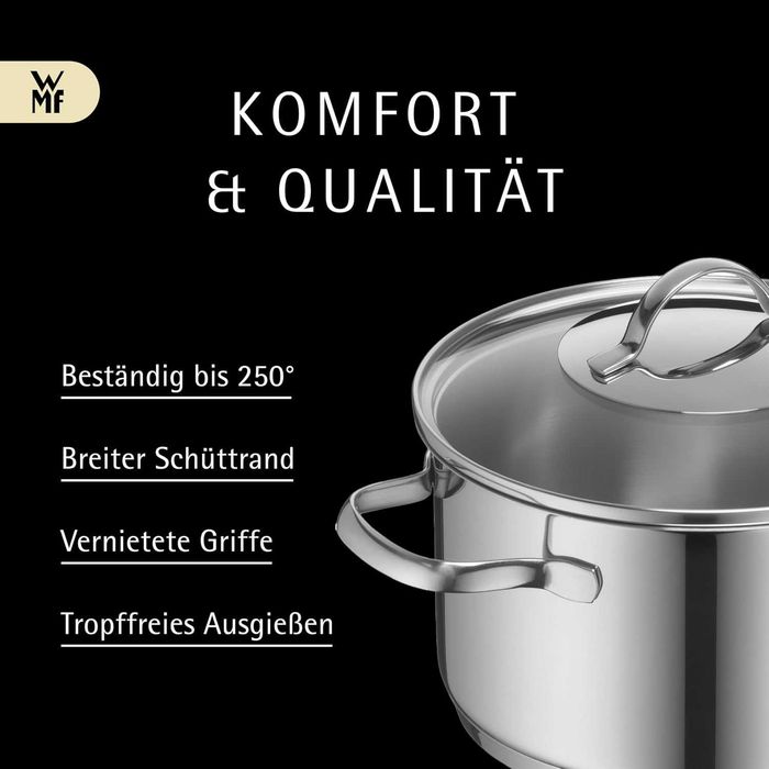 Нов Комплект Тенджери WMF PROVENCE PLUS 5ч. Неръждаема стомана 18/10