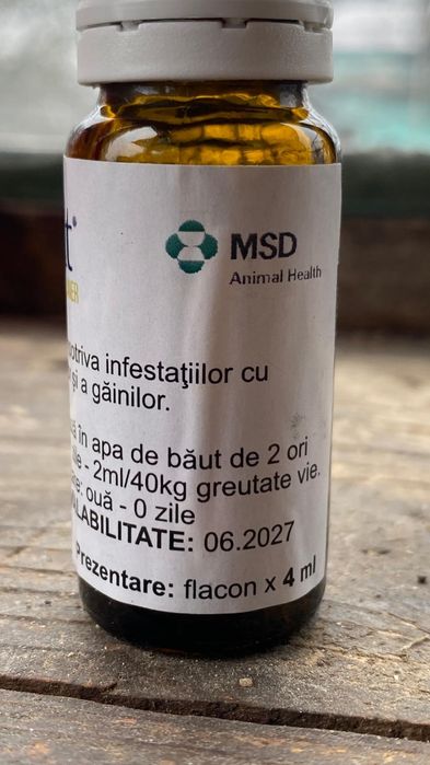 Exzolt paduchi gaini 4ml - 80kg