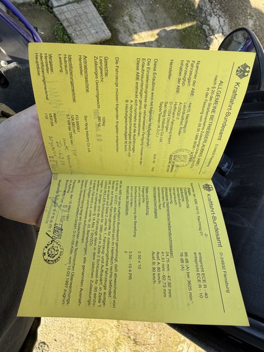 Sym 125 скутер нов внос