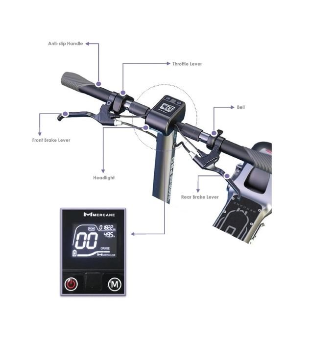 Trotineta Mercane WideWheel Pro