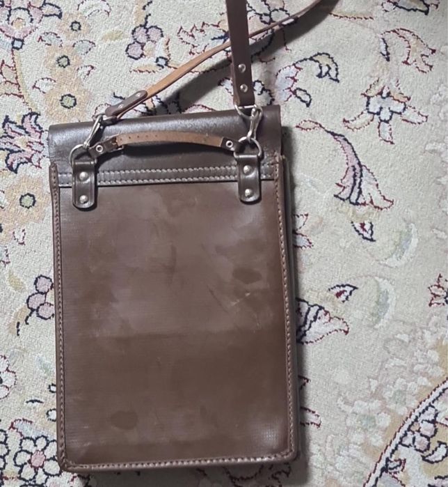 Барсетка сумка кожаная