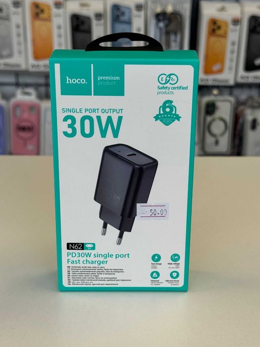 Adaptor priza Hoco, USB C, incarcare rapida, 30w