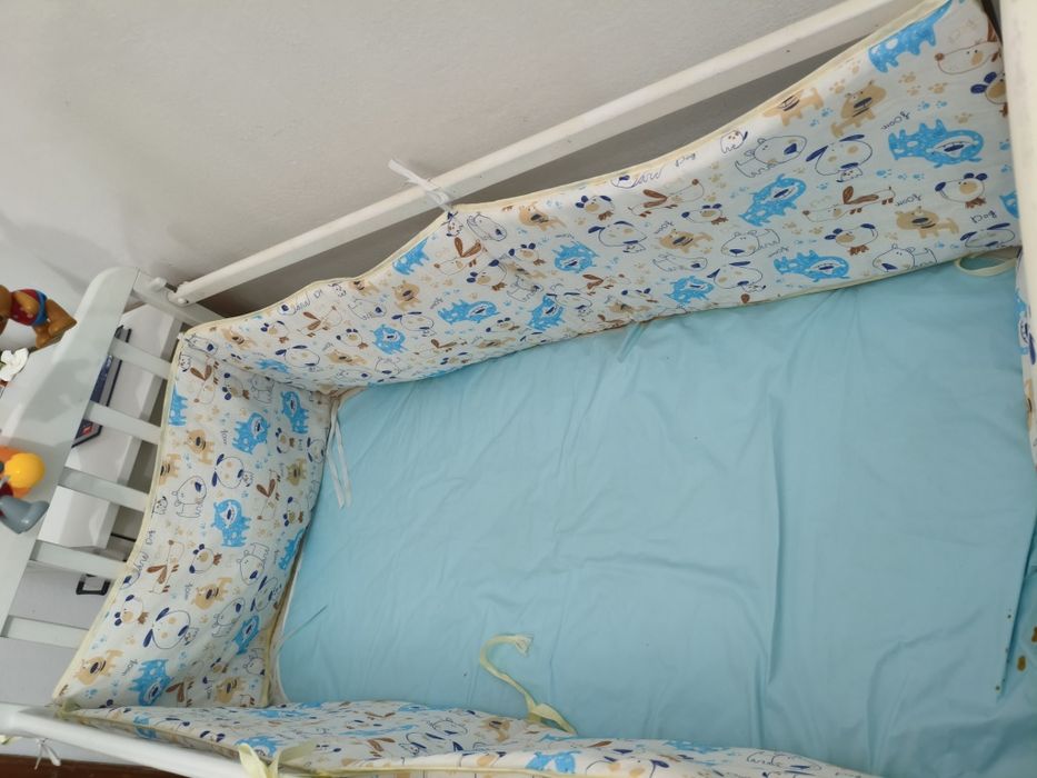 Детский кровать с люлькой