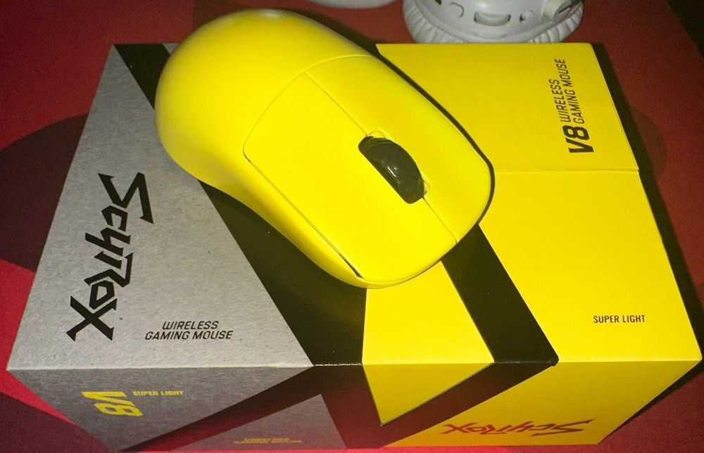 Гейминг мишка Scyrox V8 Yellow 8K Gaming Mouse
