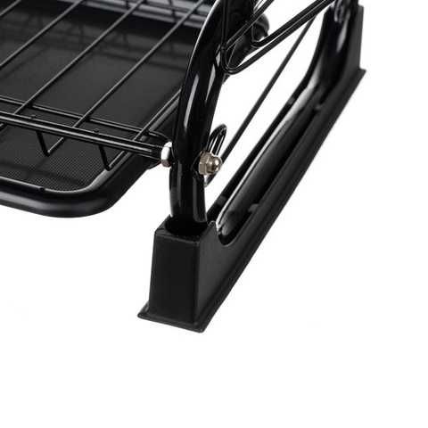 Двуетажна сушилня за съдове,  поставка за чаша и тава за отцеждане