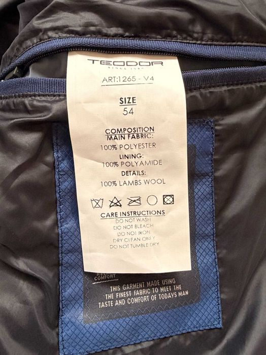 Мъжко зимно яке марка Teodor