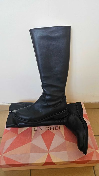 Кожаные   сапоги