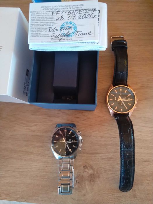 Продавам 3 броя часовници - Casio и Orient