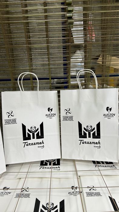 Печать на пакетах с вашим логотипом!