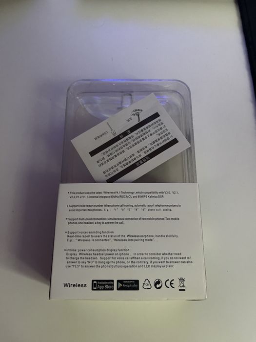 Cască Bluetooth V8 Business - NOUĂ - Handsfree Wireless, Autonomie mare