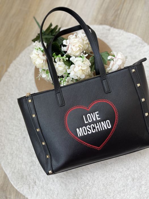 Love Moschino Guess Liu jo дамска чанта\ кожа