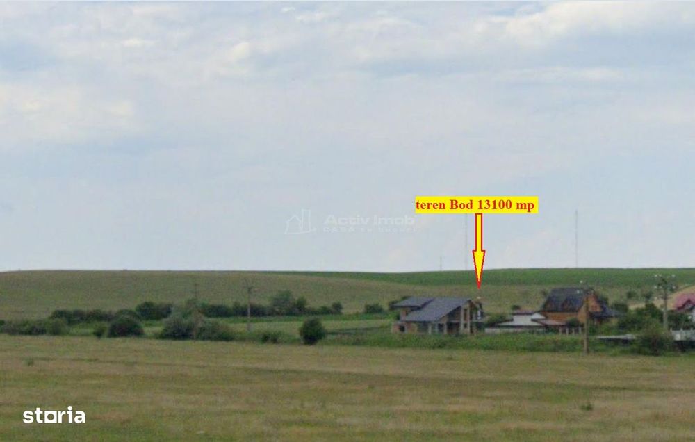 arabil zona Poiana Craitei, pe deal, panorama spre Lempes, 3 cai acces