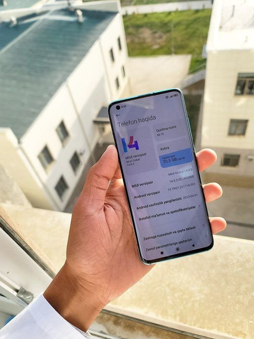 Mi 10  90 grts 8 k oladi