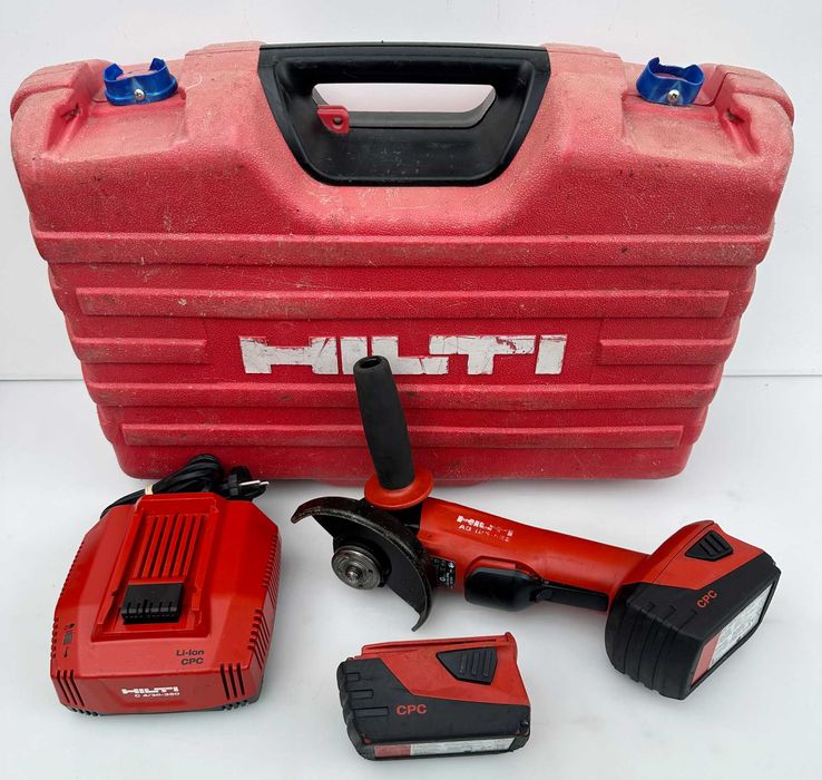 Hilti AG 125-A22 - Безчетков акумулаторен ъглошлайф 2x22V 5.2Ah