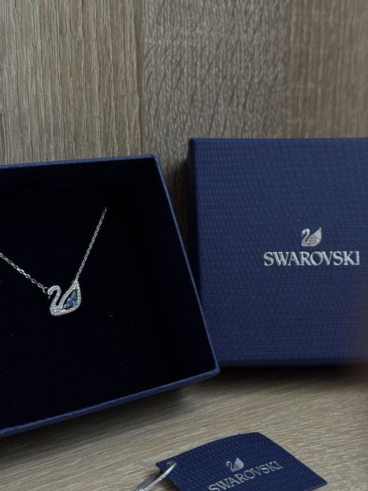Swarovski/Сваровски колие silver blue