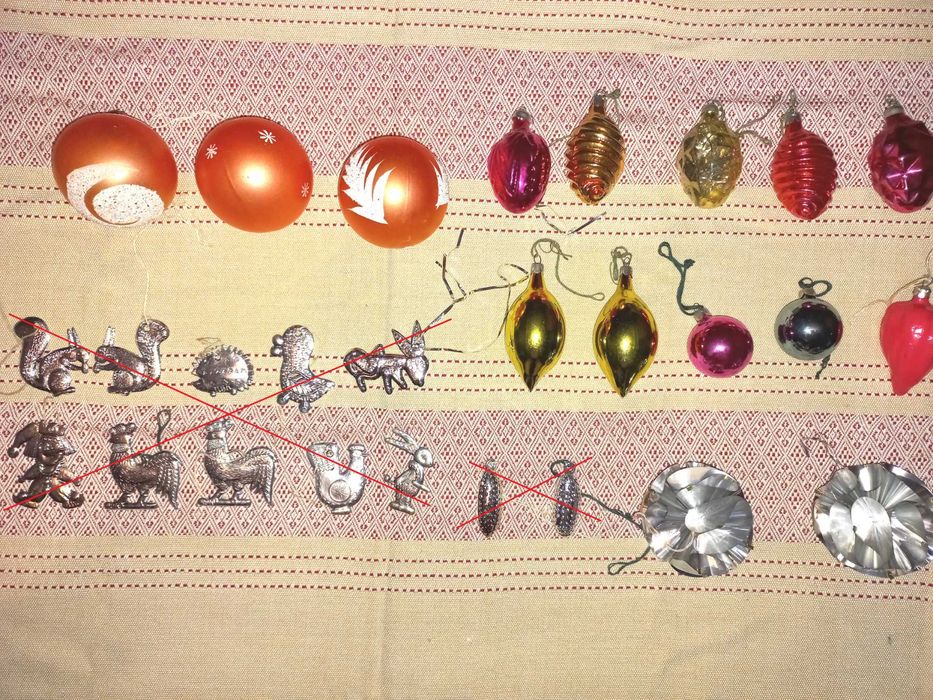 Ёлочные игрушки СССР / Цена за всё