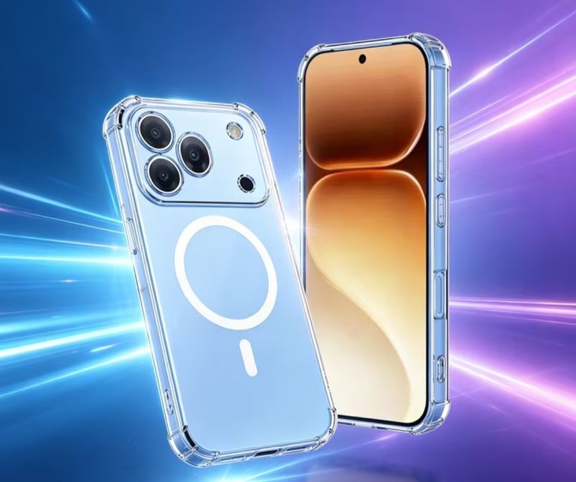 Honor 600pro кейс crystal clear Magsafe ударо-устойчив