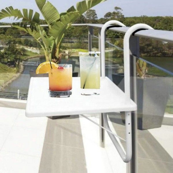 Сгъваема масичка за тераса, балкон и градина 51 х 39 см