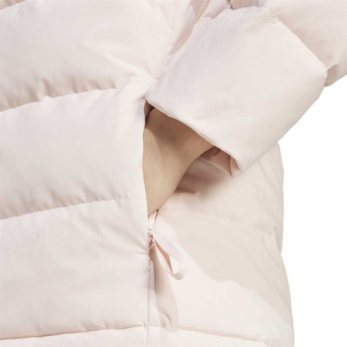 Спортно дамско яке с гъши пух Аdidas Helionic Hooded Down