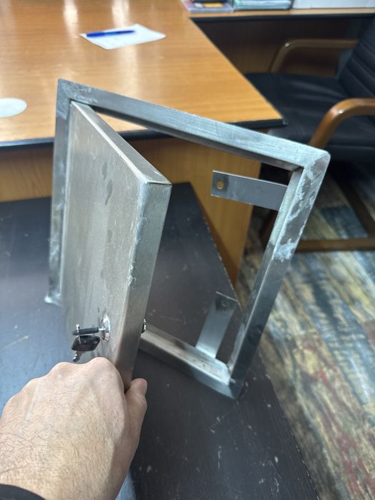 Usa / capac   vizitare inox  34 cm x 34 cm