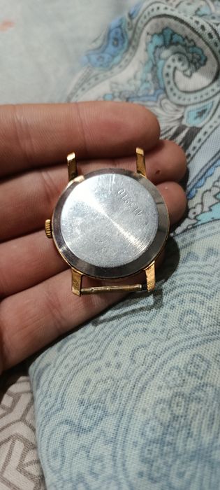 Часы победа с позолоченным корпусом