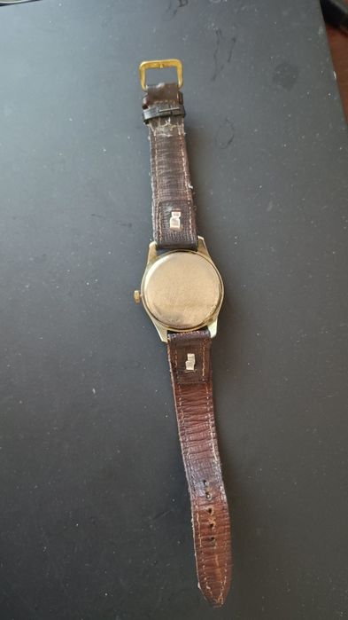 Ceas de mână Vintage / Trench Watch (posibil cca. 1910-1920) - Cadran Email, Funcțional