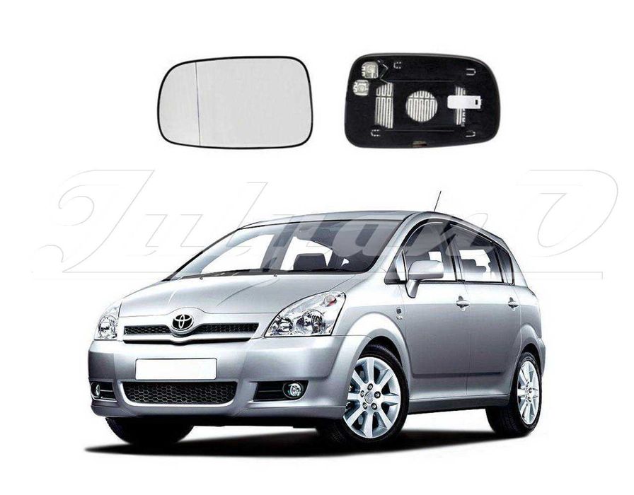 Стъкло за огледало за TOYOTA COROLLA VERSO (04-09)