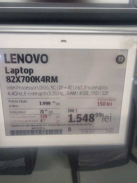 Laptop Lenovo nou