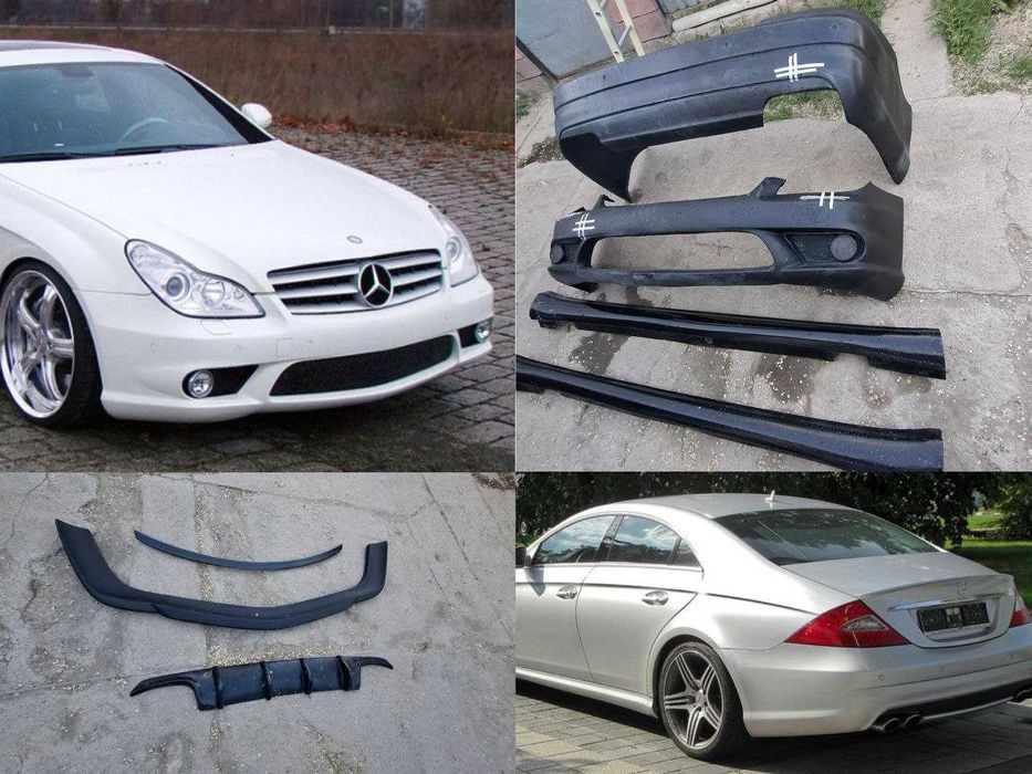 Бампера и пороги, губа, диффузор, спойлер Mercedes w219 AMG тюнинг