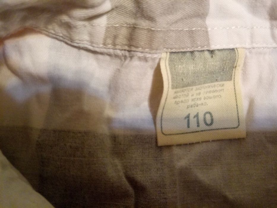 рубашка на мальчика 4-5 лет