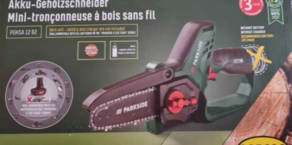 Малка верижна резачка за клони PARKSIDE. Чисто нова.